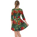 Flower Stained Glass Window Smock Dress View2