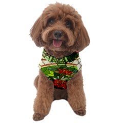 Flower Stained Glass Window Dog Sweater by Jancukart