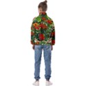 Flower Stained Glass Window Kids  Half Zip Hoodie View2