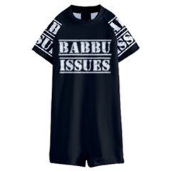 Babbu Issues   Kids  Boyleg Half Suit Swimwear by ConteMonfrey