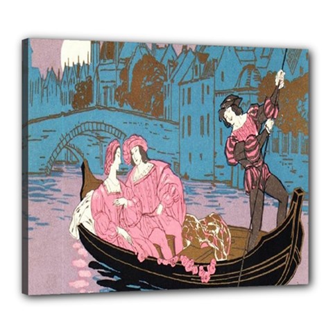 Gondola Ride   Canvas 24  X 20  (stretched) by ConteMonfrey