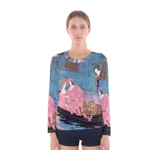 Gondola Ride   Women s Long Sleeve Tee by ConteMonfrey