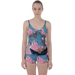 Gondola Ride   Tie Front Two Piece Tankini by ConteMonfrey