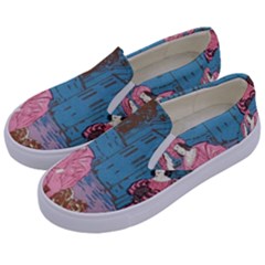 Gondola Ride   Kids  Canvas Slip Ons by ConteMonfrey