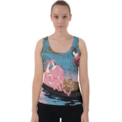 Gondola Ride   Velvet Tank Top by ConteMonfrey