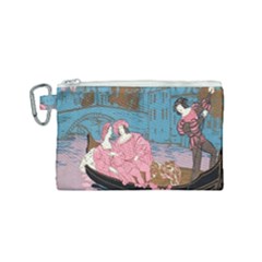 Gondola Ride   Canvas Cosmetic Bag (small) by ConteMonfrey