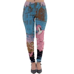 Gondola Ride   Lightweight Velour Leggings by ConteMonfrey