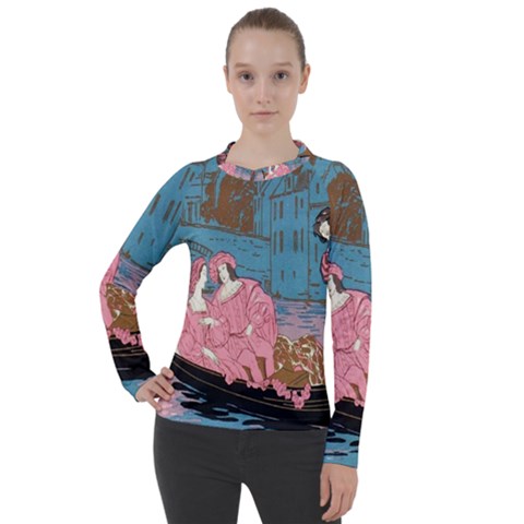 Gondola Ride   Women s Pique Long Sleeve Tee by ConteMonfrey