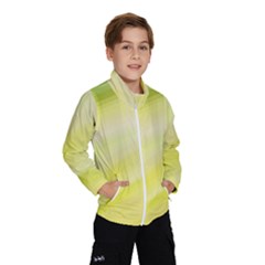 Gradient Green Yellow Kids  Windbreaker by ConteMonfrey