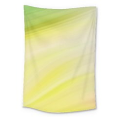 Gradient Green Yellow Large Tapestry by ConteMonfrey