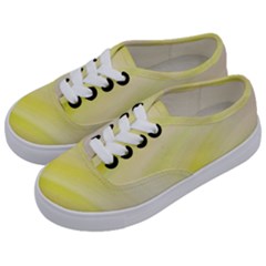 Gradient Green Yellow Kids  Classic Low Top Sneakers by ConteMonfrey