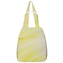 Gradient Green Yellow Center Zip Backpack by ConteMonfrey