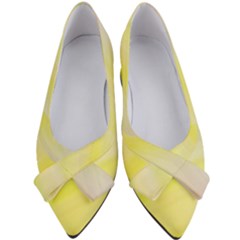 Gradient Green Yellow Women s Bow Heels by ConteMonfrey