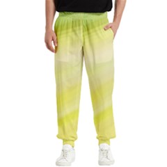 Gradient Green Yellow Men s Elastic Waist Pants by ConteMonfrey