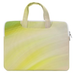 Gradient Green Yellow Macbook Pro 16  Double Pocket Laptop Bag  by ConteMonfrey