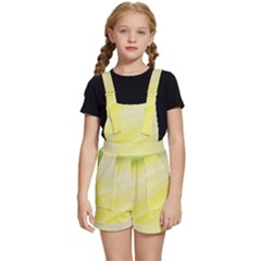 Gradient Green Yellow Kids  Short Overalls by ConteMonfrey