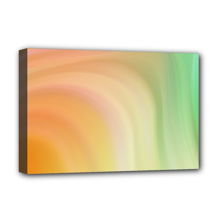 Gradient orange, green - Colors fest Deluxe Canvas 18  x 12  (Stretched)