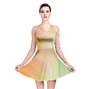 Gradient orange, green - Colors fest Reversible Skater Dress View1