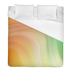 Gradient Orange, Green - Colors Fest Duvet Cover (full/ Double Size) by ConteMonfrey