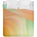 Gradient orange, green - Colors fest Duvet Cover Double Side (California King Size) View2