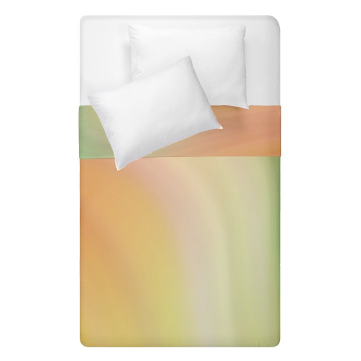 Gradient orange, green - Colors fest Duvet Cover Double Side (Single Size)