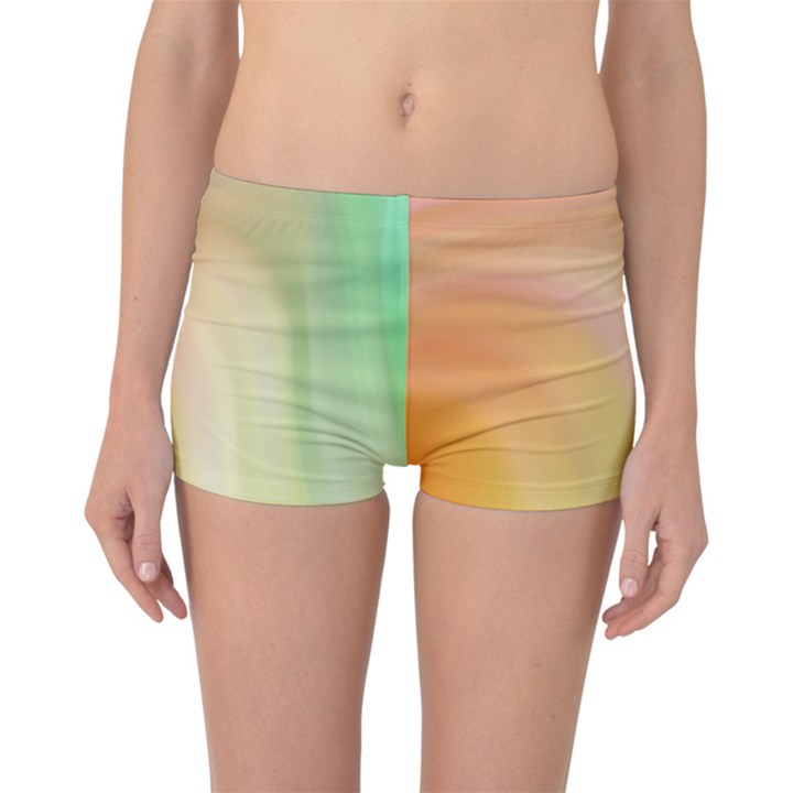 Gradient orange, green - Colors fest Reversible Boyleg Bikini Bottoms