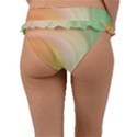 Gradient orange, green - Colors fest Frill Bikini Bottom View2