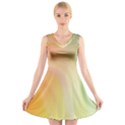 Gradient orange, green - Colors fest V-Neck Sleeveless Dress View1