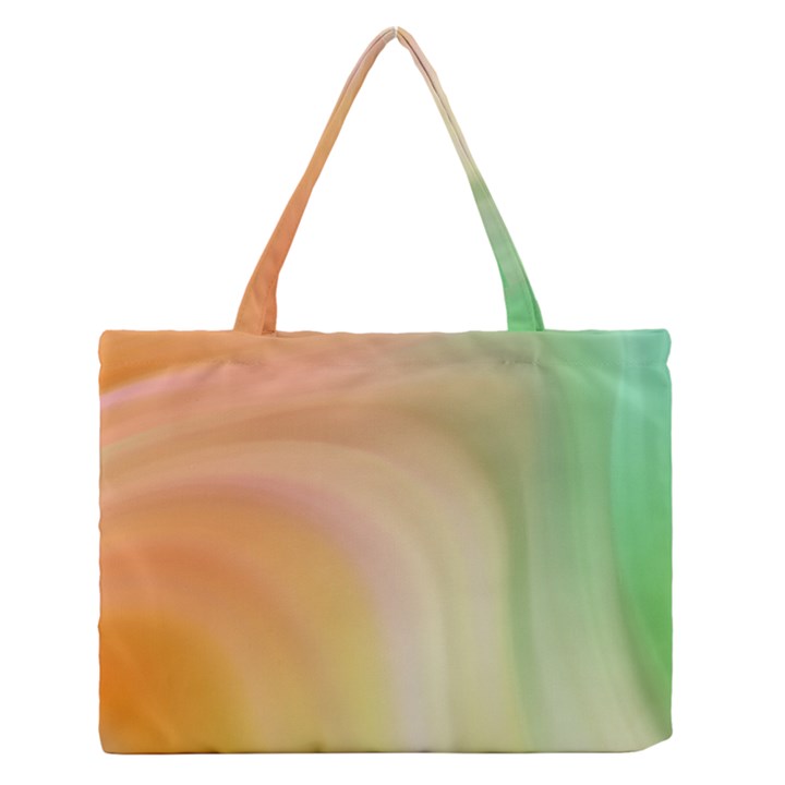 Gradient orange, green - Colors fest Zipper Medium Tote Bag