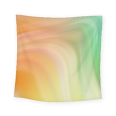 Gradient Orange, Green - Colors Fest Square Tapestry (small) by ConteMonfrey