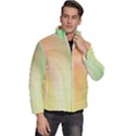 Gradient orange, green - Colors fest Men s Puffer Bubble Jacket Coat View3