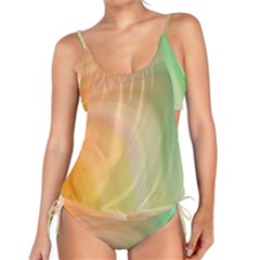 Gradient Orange, Green - Colors Fest Tankini Set by ConteMonfrey