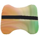 Gradient orange, green - Colors fest Head Support Cushion View2