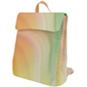 Gradient orange, green - Colors fest Flap Top Backpack View1