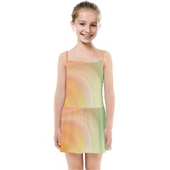 Gradient Orange, Green - Colors Fest Kids  Summer Sun Dress by ConteMonfrey