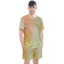 Gradient orange, green - Colors fest Men s Mesh Tee and Shorts Set View1