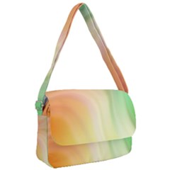 Gradient Orange, Green - Colors Fest Courier Bag by ConteMonfrey