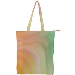 Gradient Orange, Green - Colors Fest Double Zip Up Tote Bag by ConteMonfrey