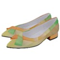 Gradient orange, green - Colors fest Women s Bow Heels View2