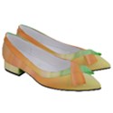 Gradient orange, green - Colors fest Women s Bow Heels View3