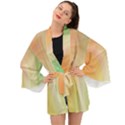 Gradient orange, green - Colors fest Long Sleeve Kimono View1