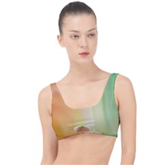 Gradient Orange, Green - Colors Fest The Little Details Bikini Top by ConteMonfrey