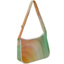 Gradient orange, green - Colors fest Zip Up Shoulder Bag View1