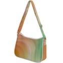 Gradient orange, green - Colors fest Zip Up Shoulder Bag View2