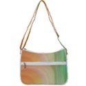 Gradient orange, green - Colors fest Zip Up Shoulder Bag View3