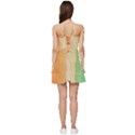 Gradient orange, green - Colors fest Short Frill Dress View4