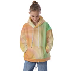 Gradient Orange, Green - Colors Fest Kids  Oversized Hoodie by ConteMonfrey