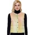 Gradient orange, green - Colors fest Women s Short Button Up Puffer Vest View1