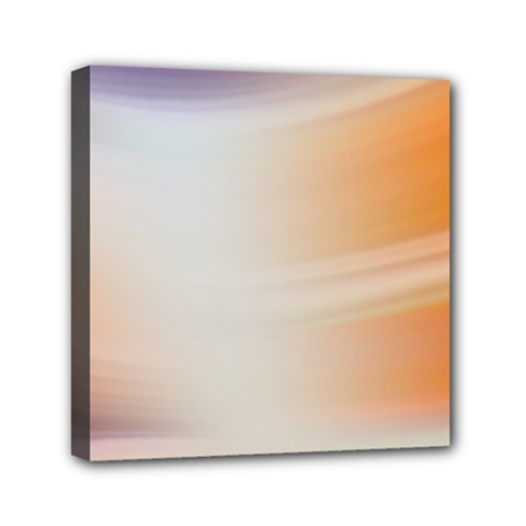 Gradient Purple, Orange, Blue Mini Canvas 6  X 6  (stretched) by ConteMonfrey