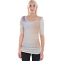 Gradient purple, orange, blue Wide Neckline Tee View1